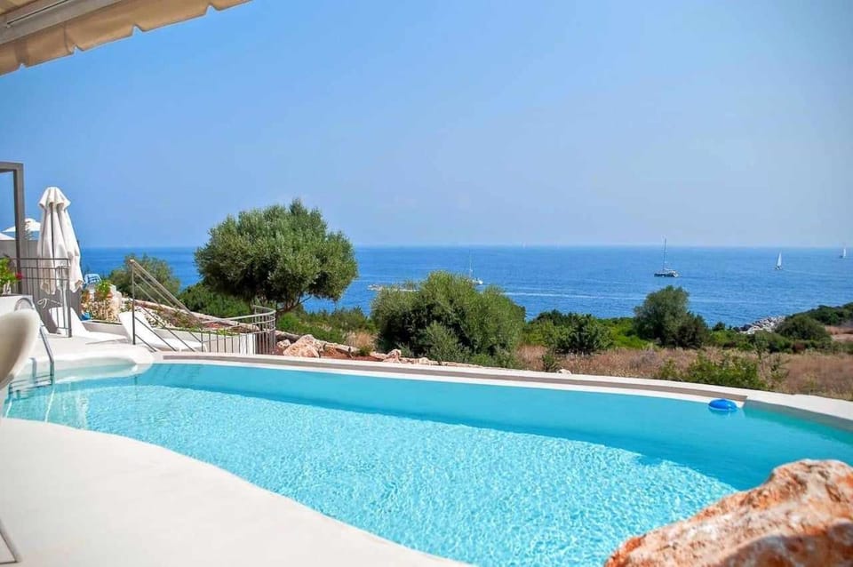 Natural landscape, Pool view, Sea view, Swimming pool
