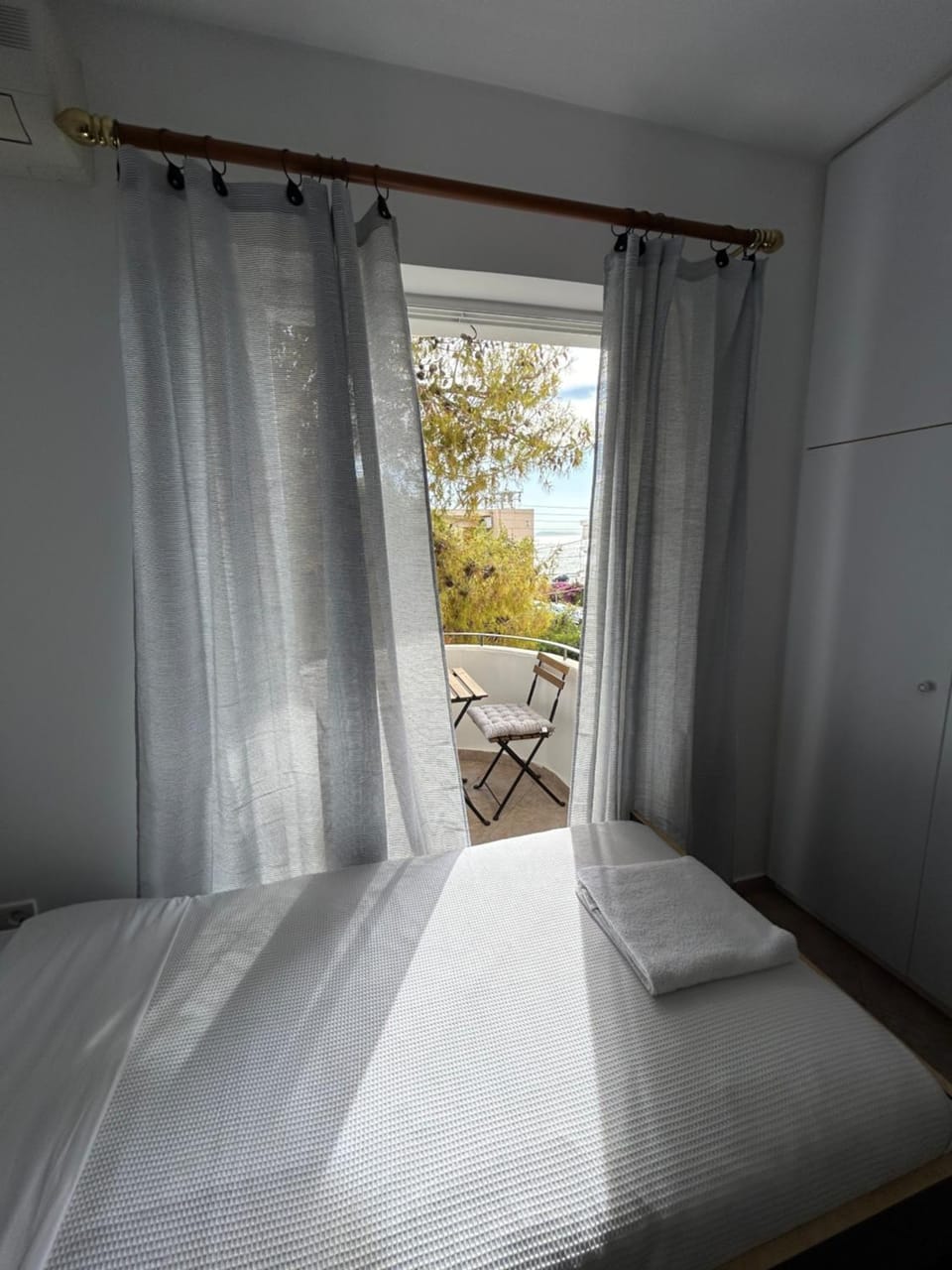 Bed, Natural landscape, Bedroom