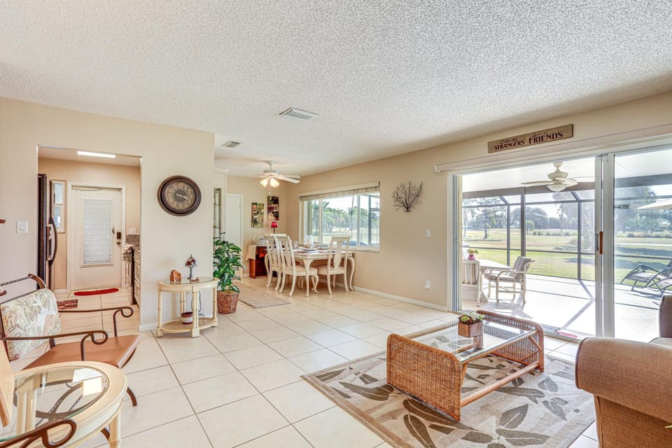 Sunny Port St Lucie Home: Lanai & Golf Course View House in Port Saint Lucie