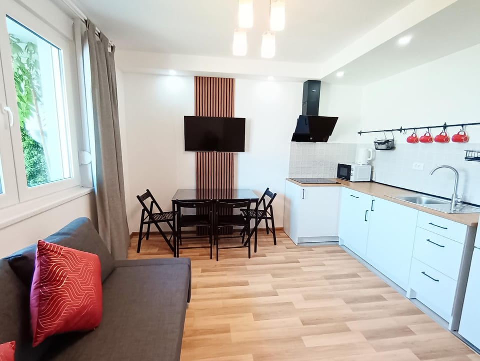 TV and multimedia, Kitchen or kitchenette, Seating area, Dining area, minibar, stove