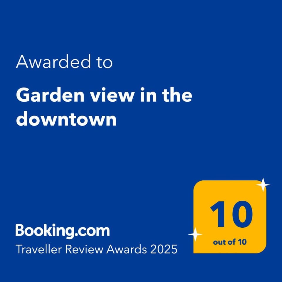 Garden view in the downtown FREE PARKING Apartment in Novi Sad