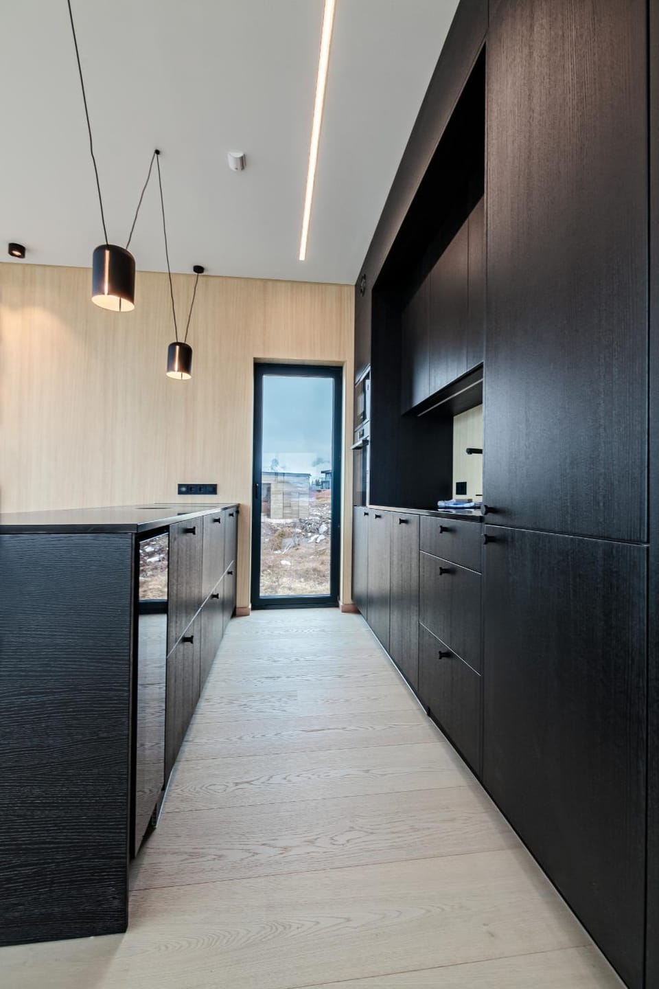 Kitchen or kitchenette, dishwasher, microwave, oven, stove, kitchen