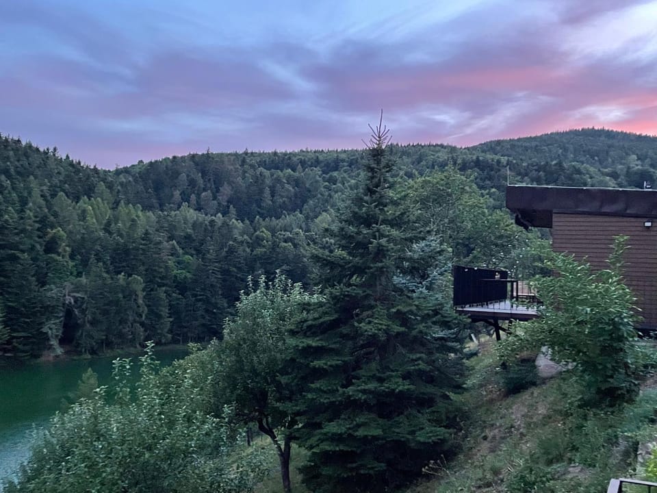 Property building, Sunset