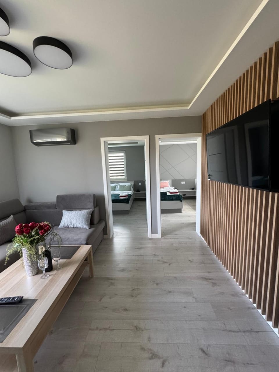 TV and multimedia, Living room, Seating area, air conditioner