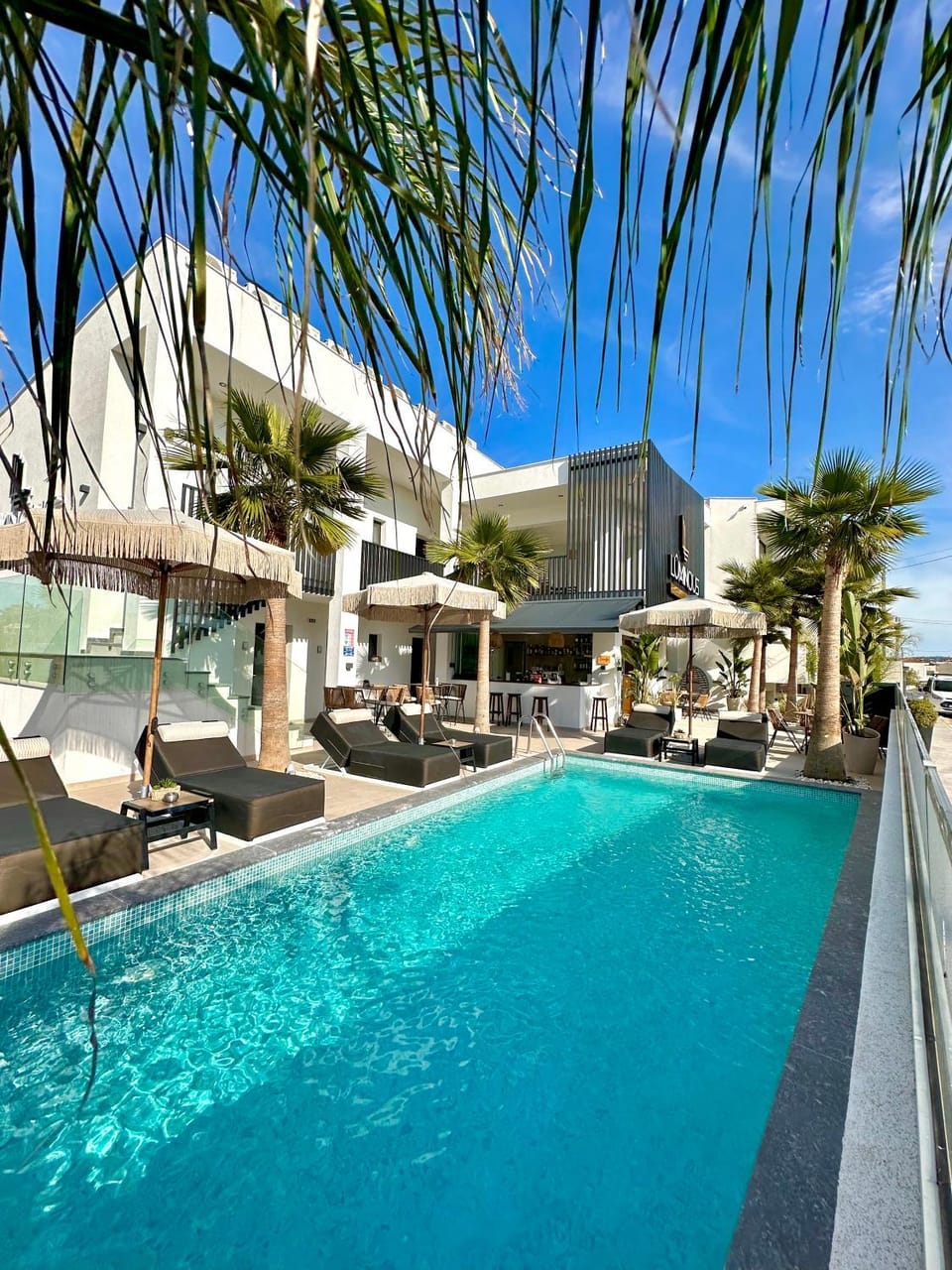 Summer, Lounge or bar, Decorative detail, Swimming pool, sunbed