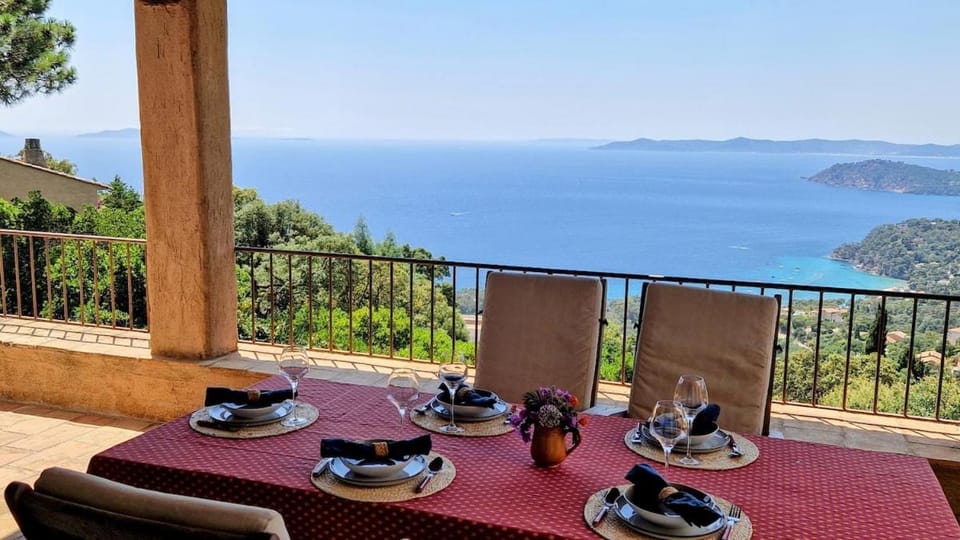 Patio, Day, Natural landscape, View (from property/room), Balcony/Terrace, Dining area, Mountain view, Sea view