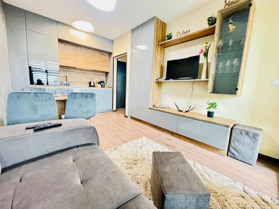 TV and multimedia, Kitchen or kitchenette, Living room, Seating area, Evening entertainment