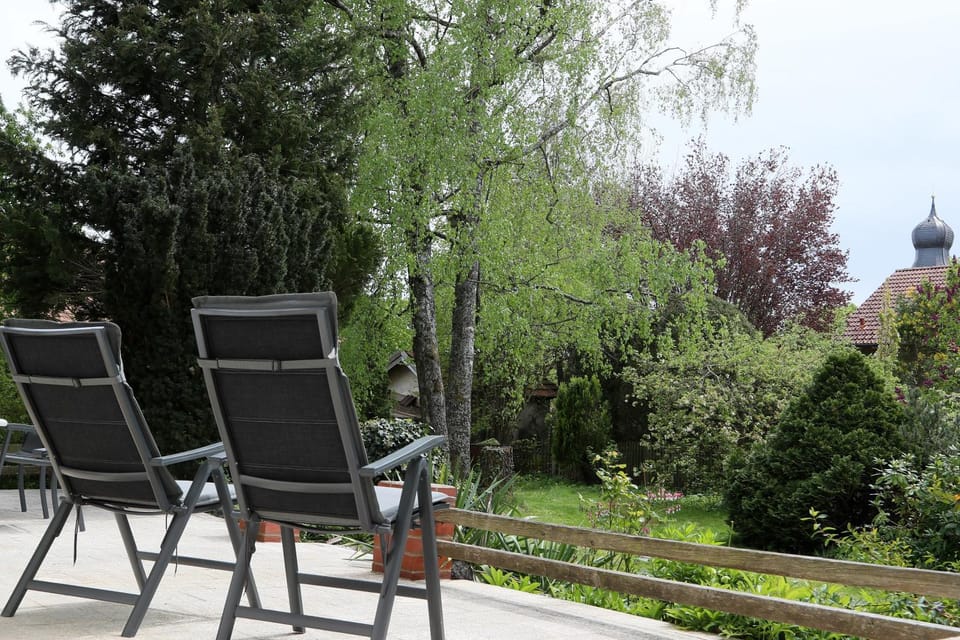Garden view, sunbed