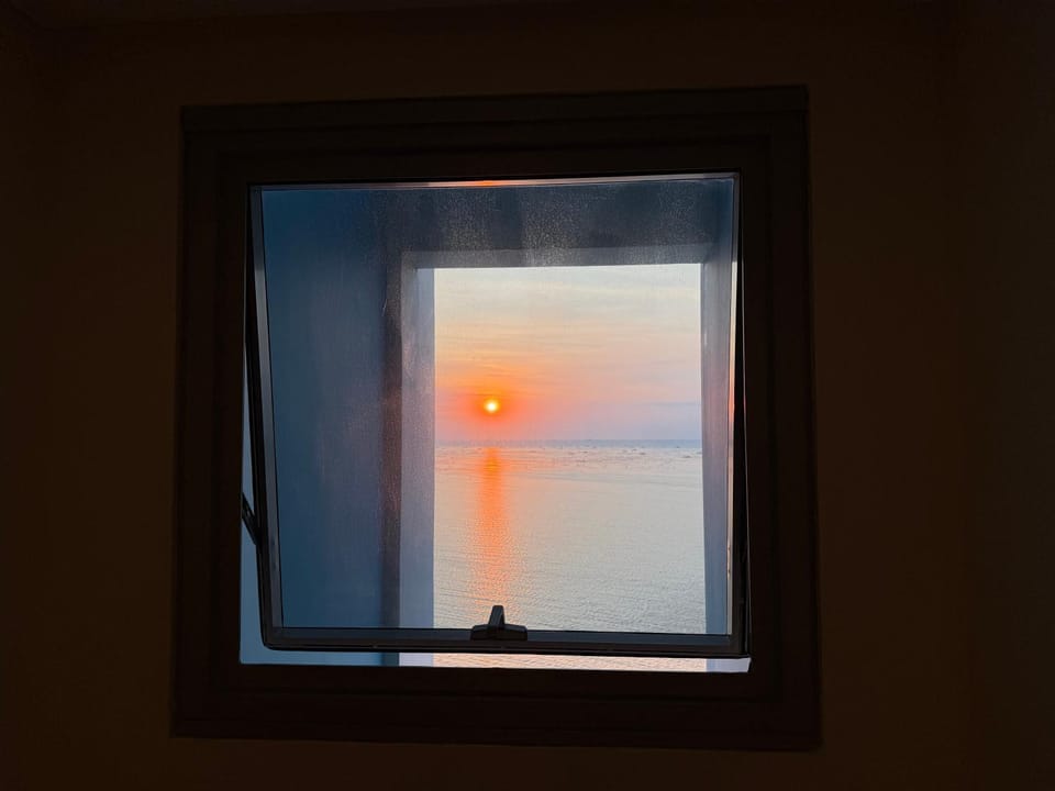 Natural landscape, Sea view, Sunset