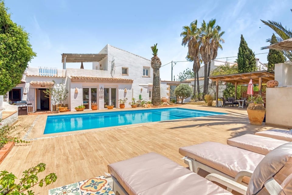 Property building, Living room, Swimming pool