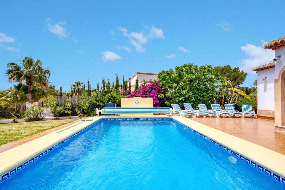 Property building, Living room, Swimming pool