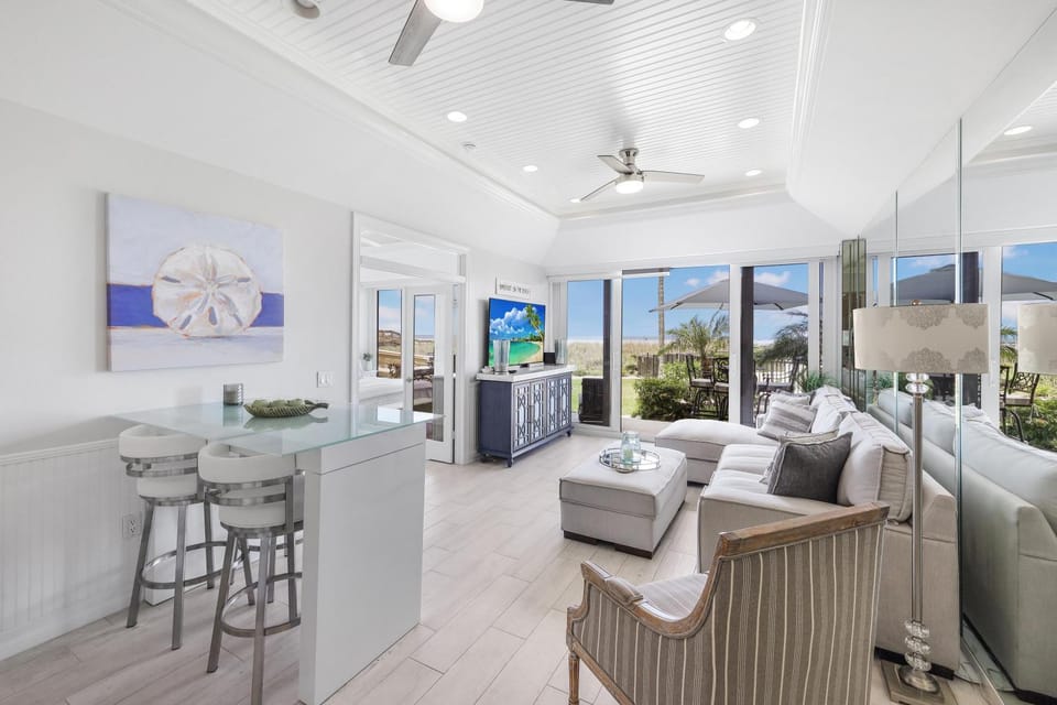 Extremely rare walkout unit just steps from beach House in Marco Island