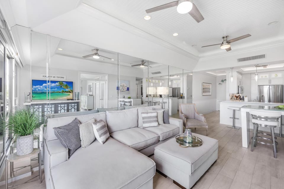 Extremely rare walkout unit just steps from beach House in Marco Island