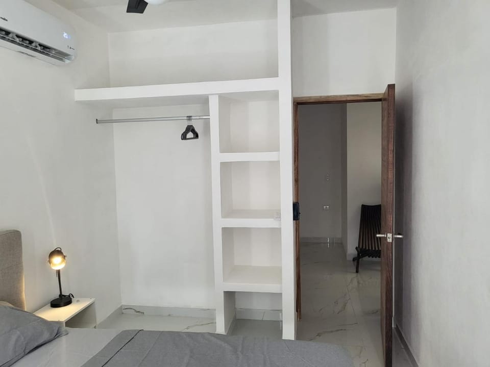 wardrobe, air conditioner
