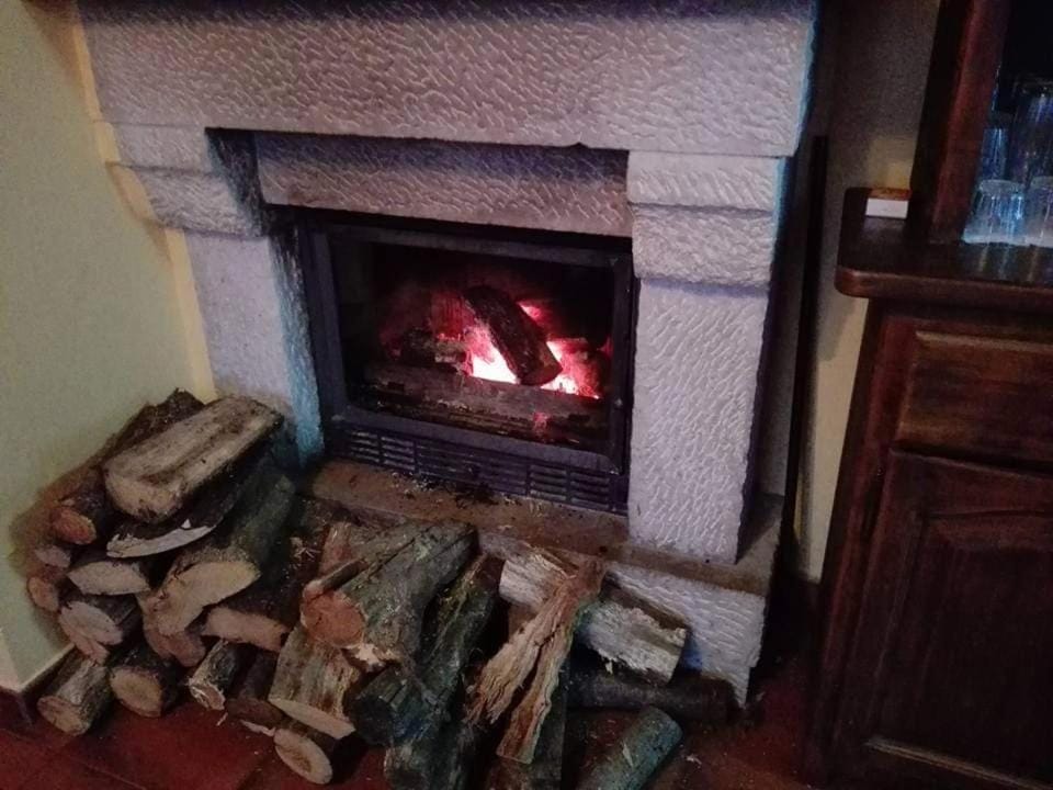 fireplace, flat iron