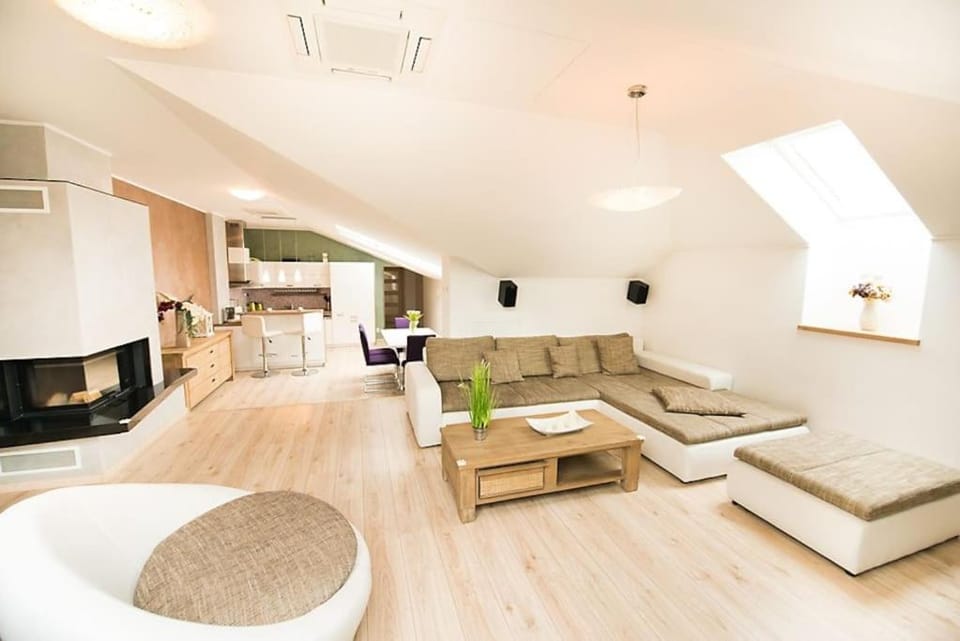 Glamorous Jacuzzi Loft Apartment with Roof Terrace Apartment in Slovakia