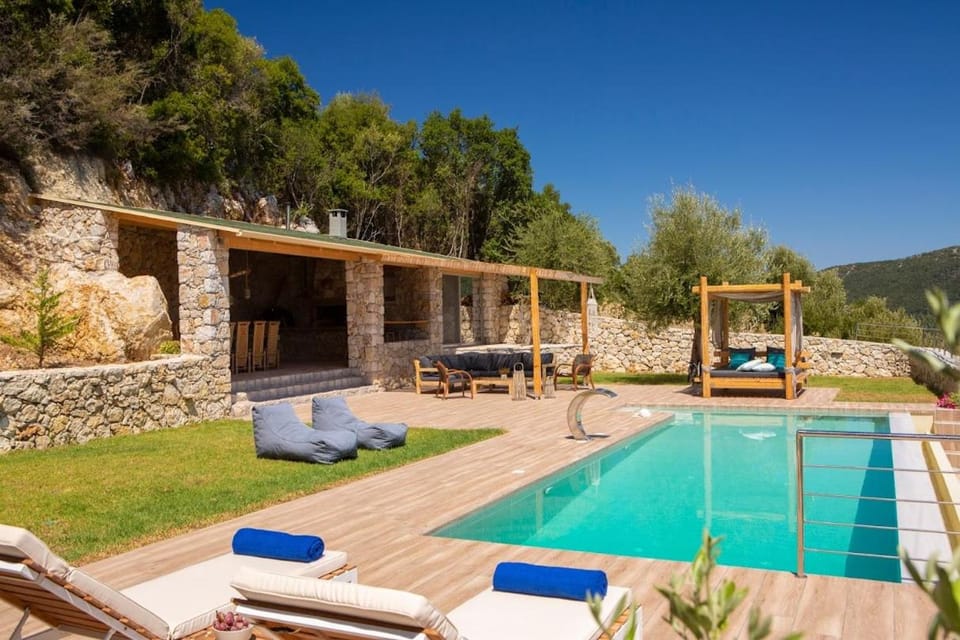 Portoporo villa Ammos with stone-built BBQ area Villa in Lefkada, Lefkada Municipality, Greece