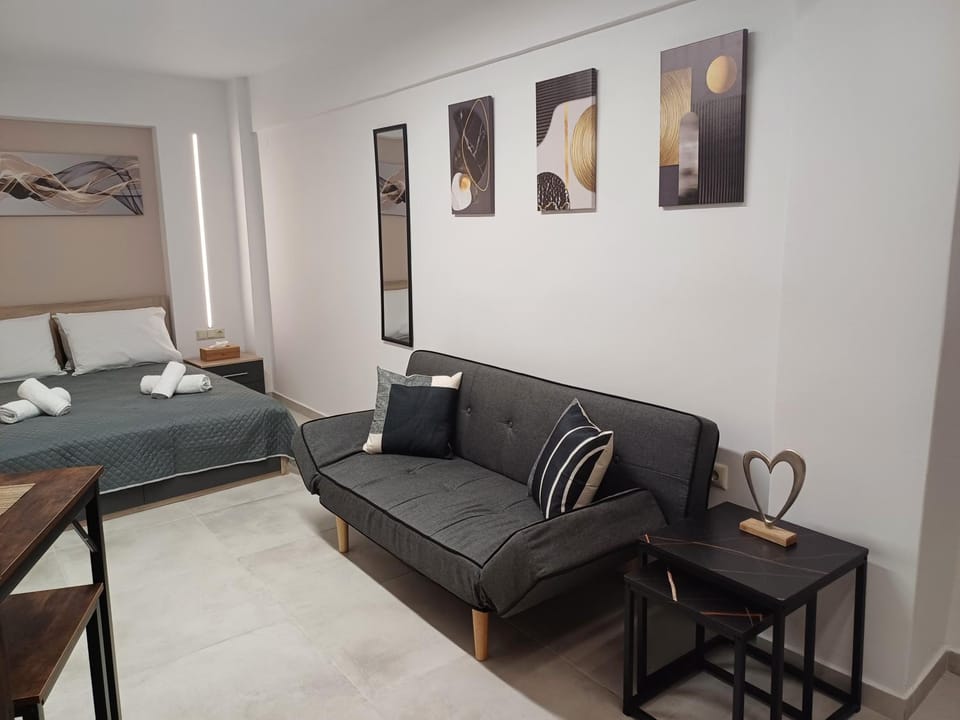 Living room, Seating area, Bedroom