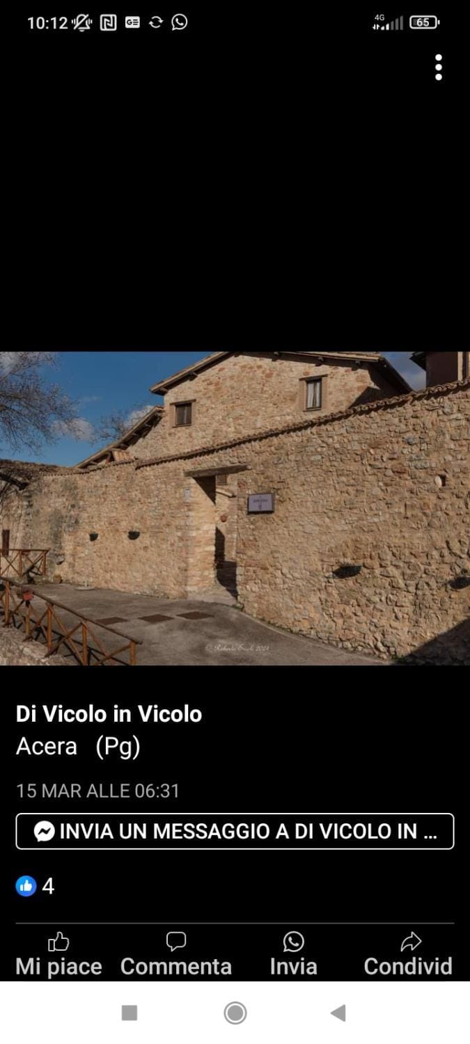 La mia Acera Apartment in Umbria
