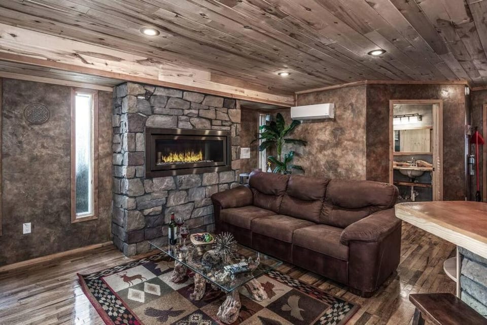 Redwood in the Historic Upper Canyon House in Ruidoso