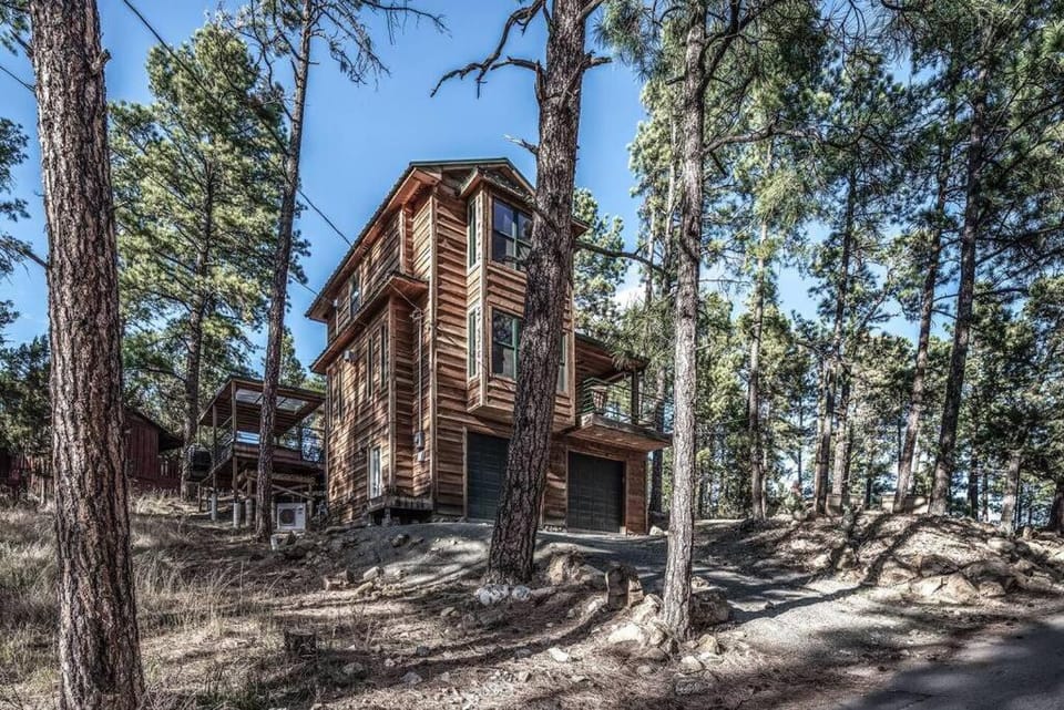 Redwood in the Historic Upper Canyon House in Ruidoso