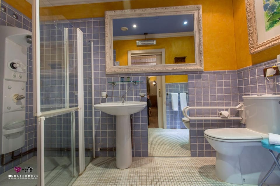 Shower, Bathroom, Facility for disabled guests