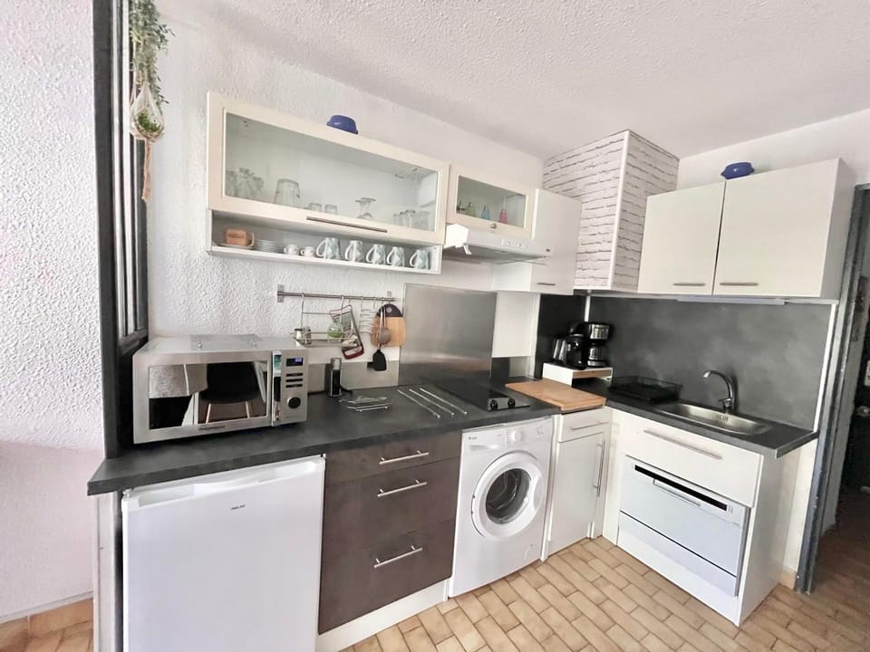Studio pour 4 pers avec terrasse, proche plage - FR-1-716-74 Apartment in Le Grau-du-Roi