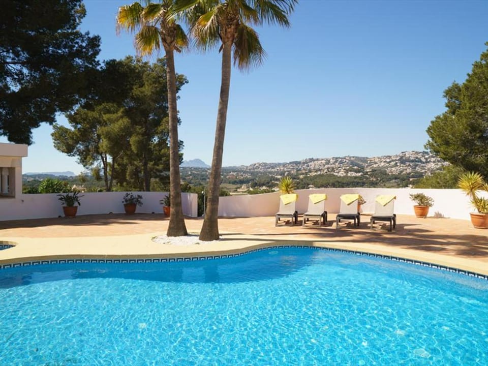Villa de lujo con piscina privada y vistas al valle, a 500m de Playa Ampolla, en Moraira - HISP-216-214 Villa in Marina Alta