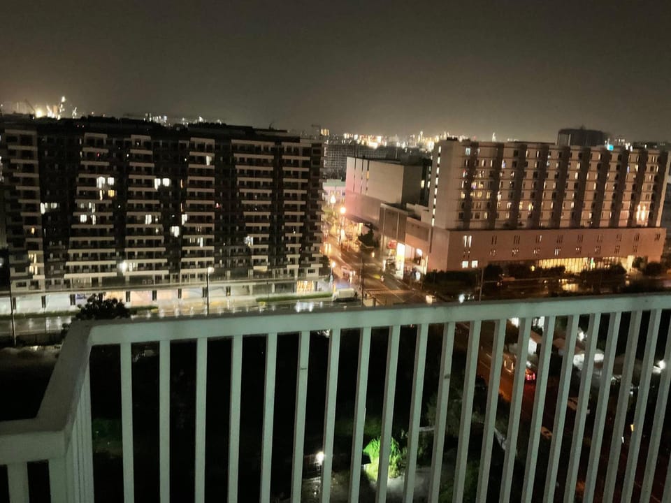 Night, View (from property/room), Balcony/Terrace, City view