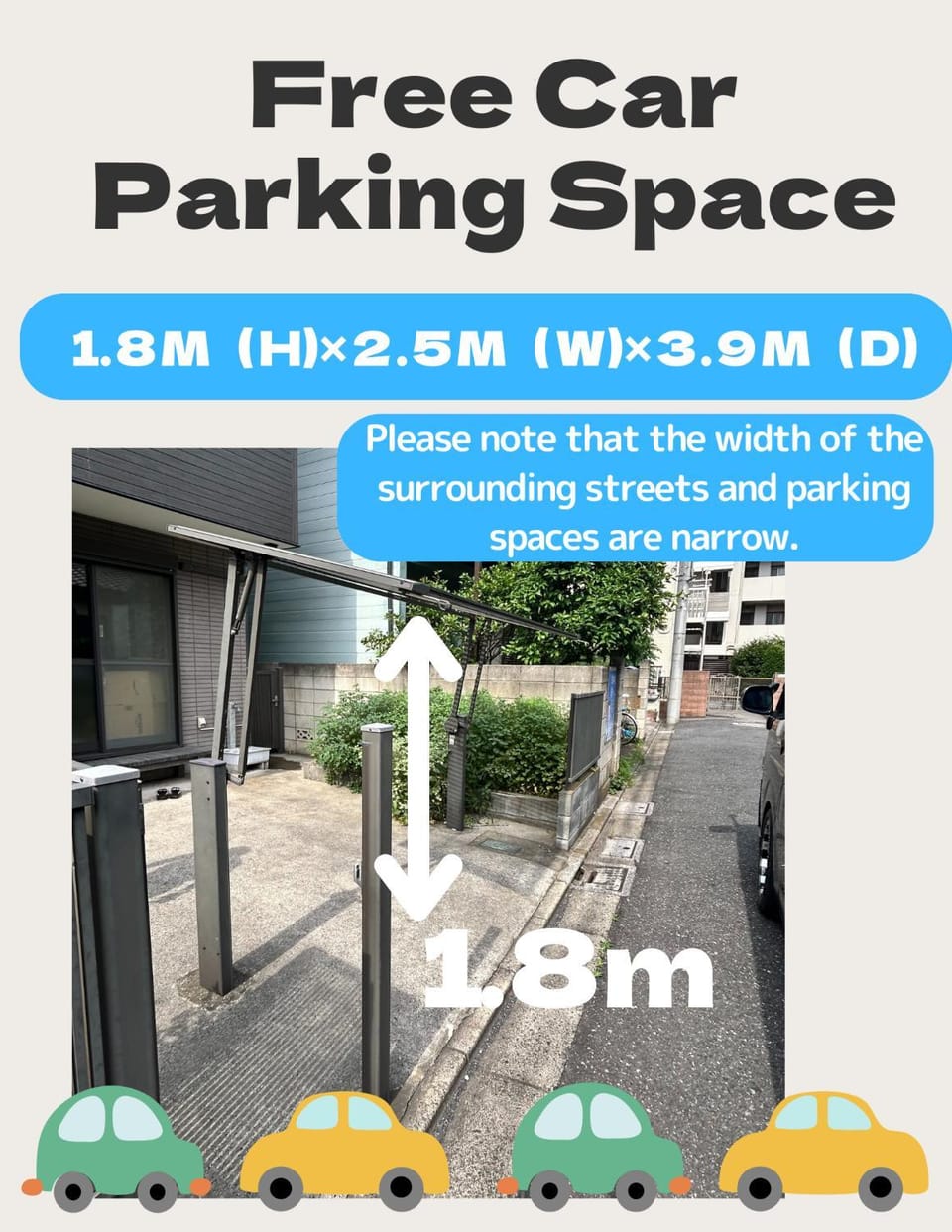 Text overlay, Parking