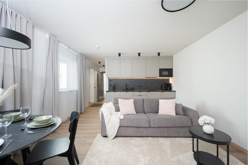 Kitchen or kitchenette, Living room
