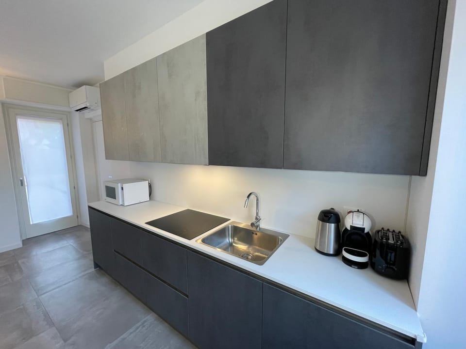 Coffee/tea facilities, Kitchen or kitchenette, internet, minibar, stove, toaster, air conditioner