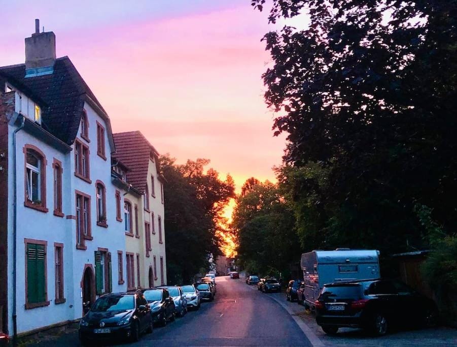 Property building, Neighbourhood, Street view, Location, Sunset, Parking