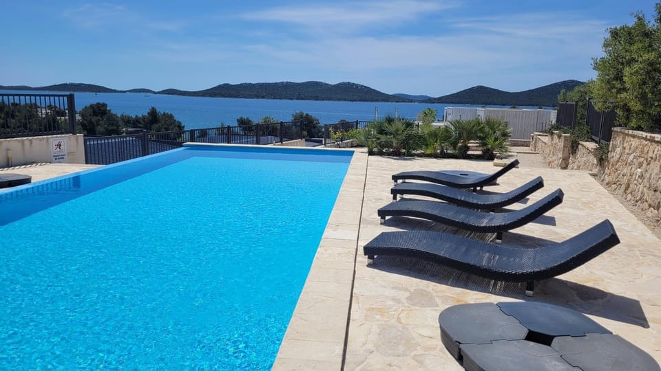 Pool view, Swimming pool, Swimming pool, sunbed