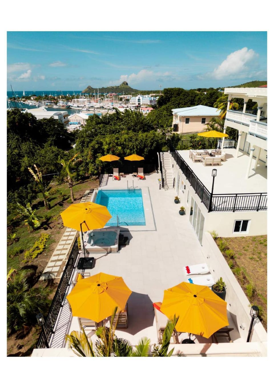Patio, View (from property/room), Balcony/Terrace, Garden view, Sea view, Swimming pool, Swimming pool, sunbed
