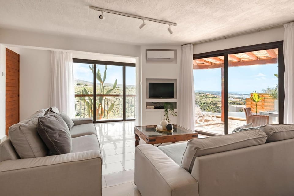 View (from property/room), Seating area, City view, Garden view, Mountain view, Pool view, Sea view, Swimming pool