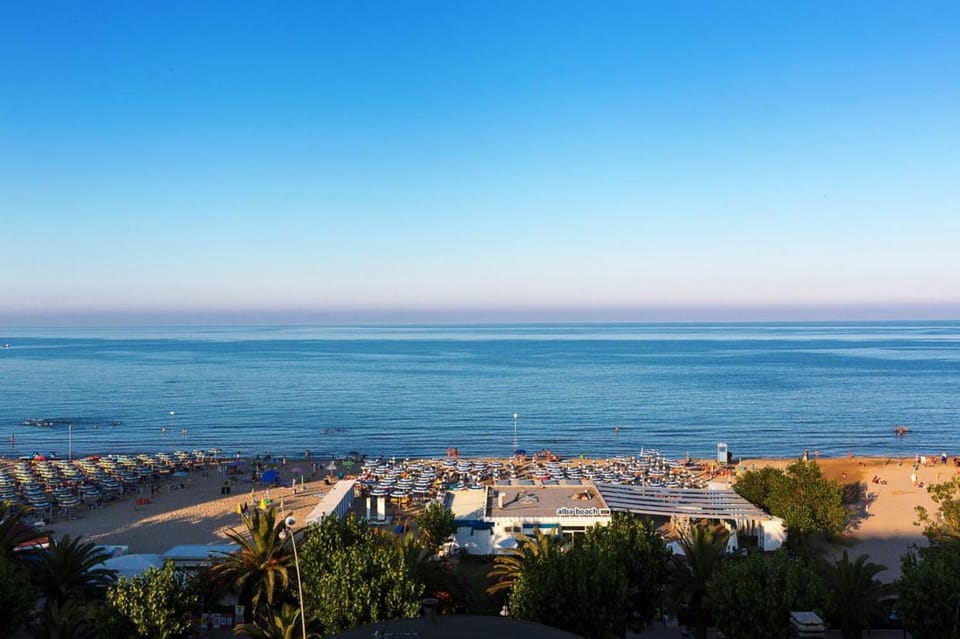 Beach, Sea view, Sunset