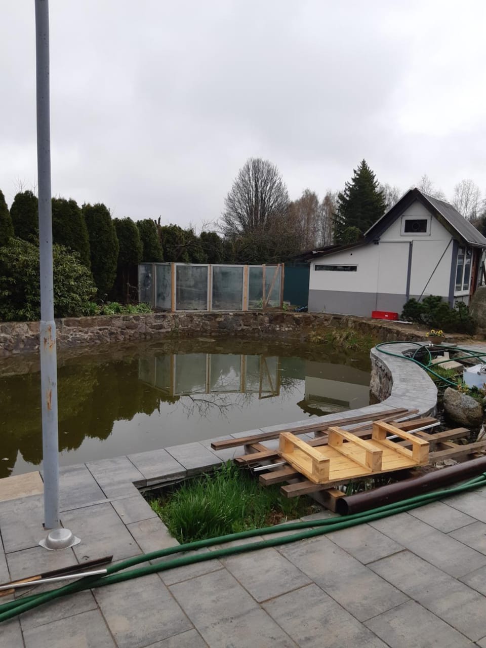 Property building, Garden view