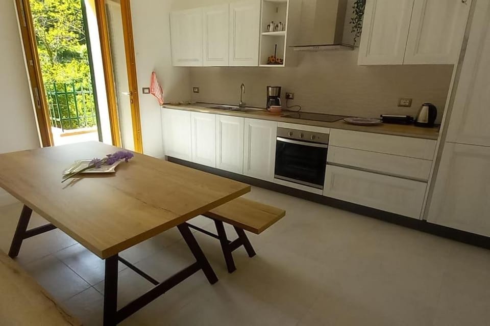 Kitchen or kitchenette, Dining area, oven, stove