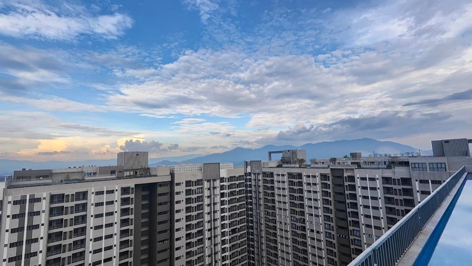 Day, City view, Mountain view