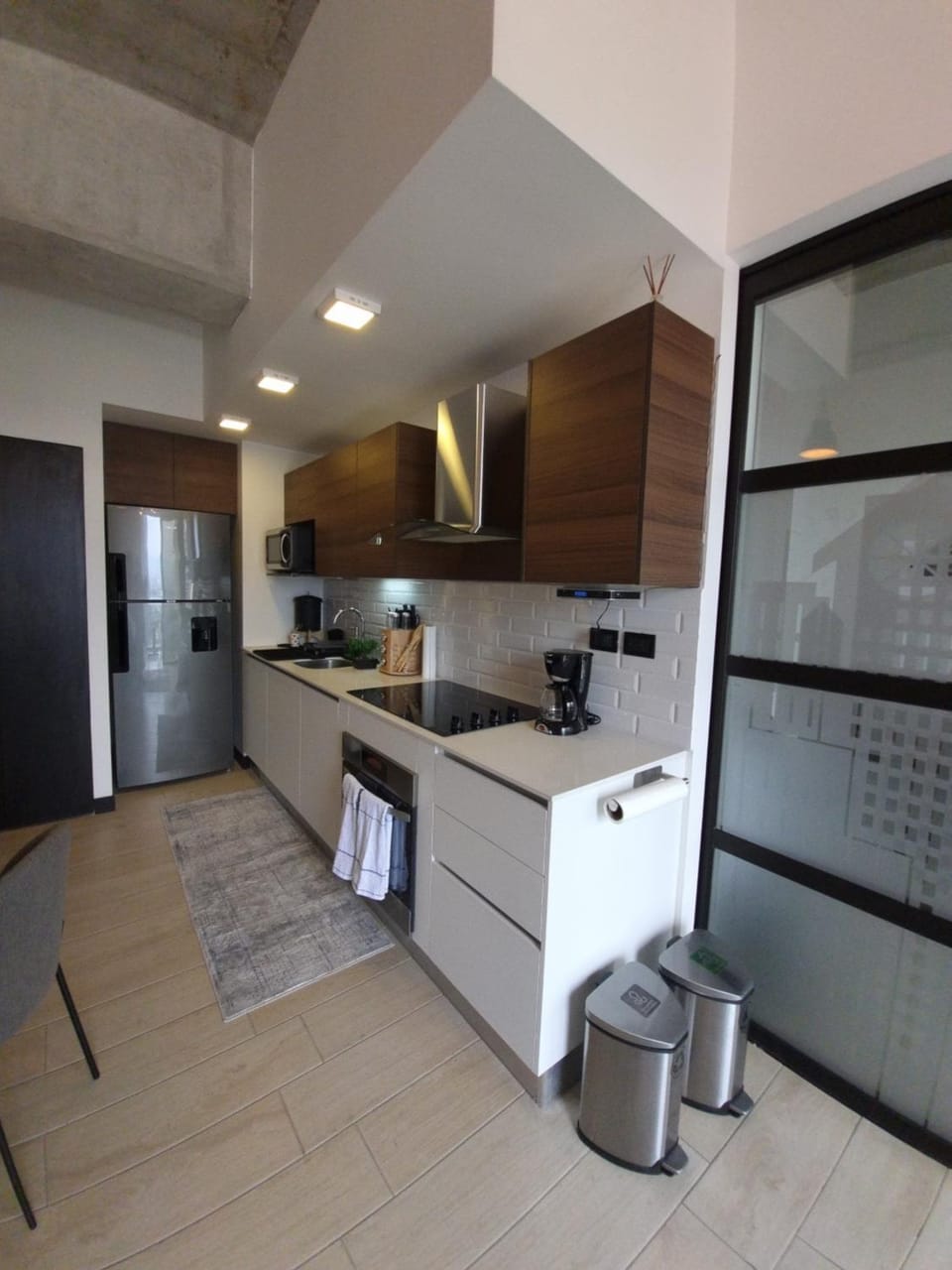 dishwasher, minibar, stove