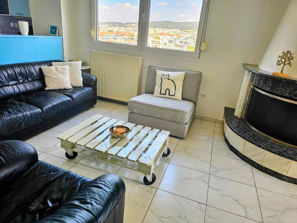 Living room, City view, City view