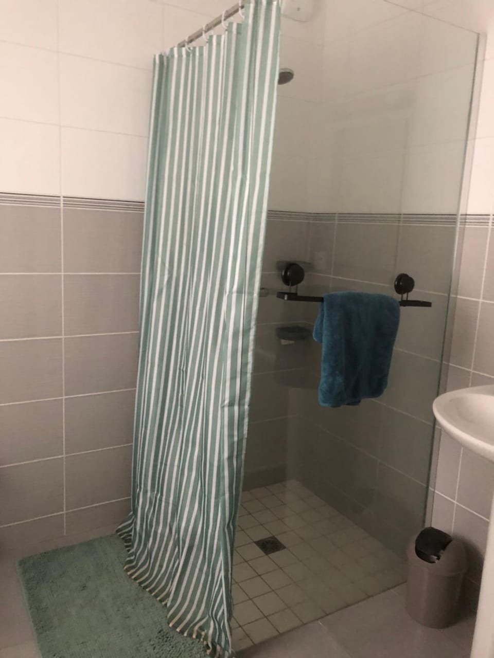 Shower, towels