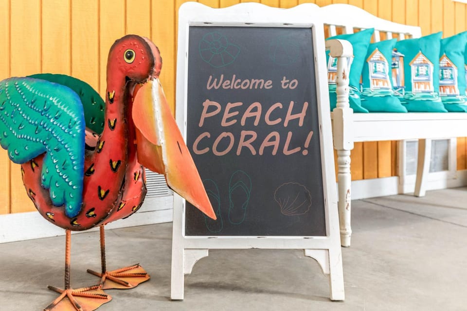 Peach Coral House in Tybee Island