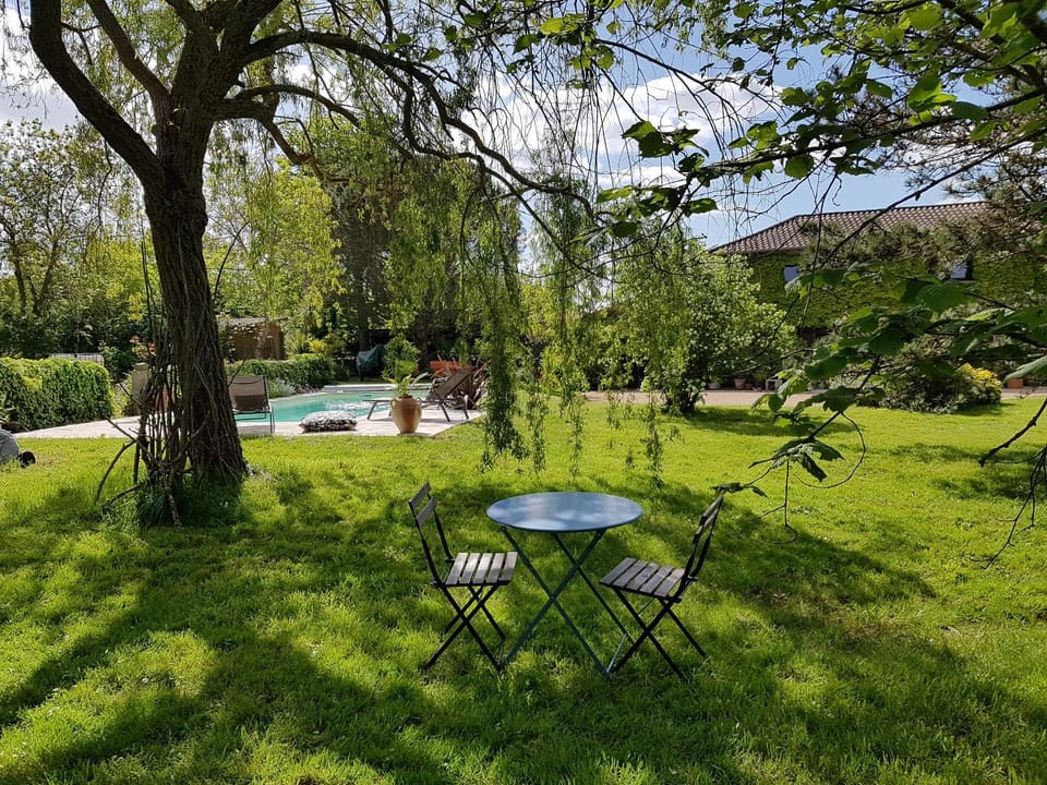 Property building, Garden, Garden view