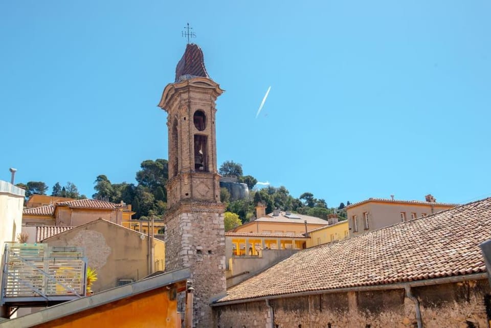 #30 Staywizus - Old Town, Castle panoramic View Terrace & AC Apartment in Nice