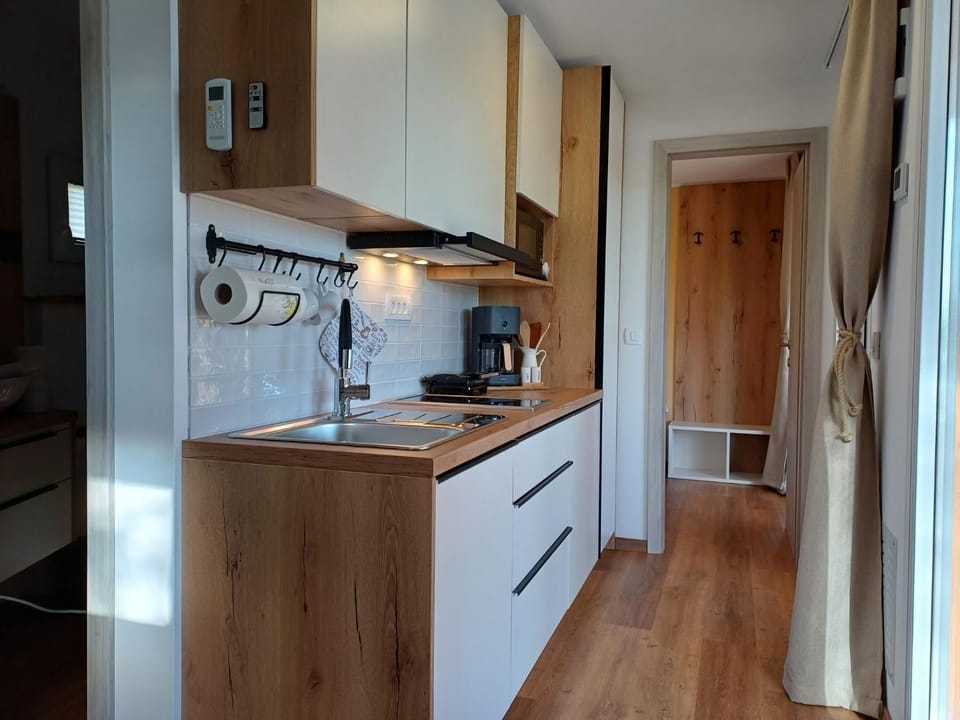 Coffee/tea facilities, Kitchen or kitchenette, minibar, stove