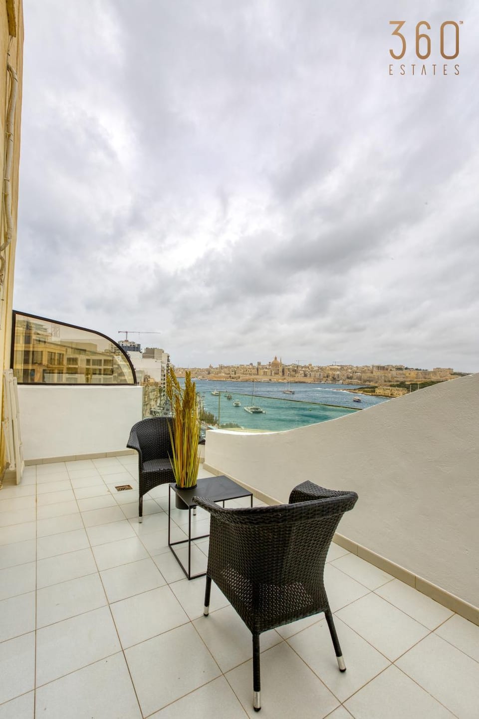 Patio, Day, Natural landscape, View (from property/room), Seating area, Pool view, Sea view