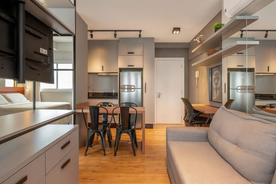 308B Studio LifeSpace, Elegância e Conforto no Batel CWB Apartment in Curitiba