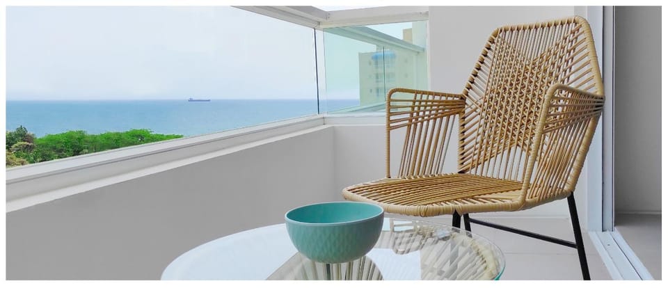 Natural landscape, Balcony/Terrace, Living room, Sea view